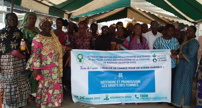 Article : Côte d’Ivoire : l’association des femmes juristes sensibilise sur les violences basées sur le genre