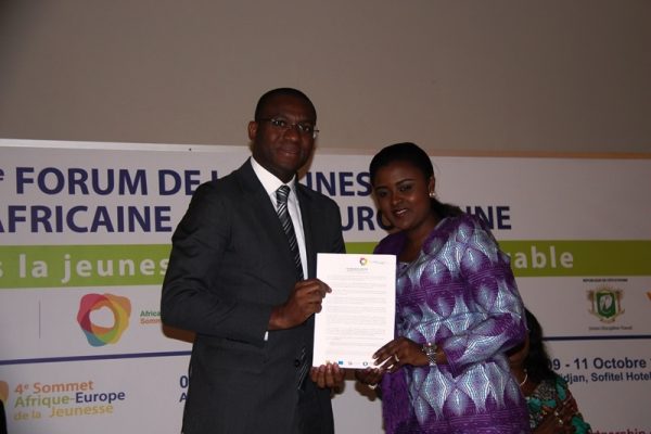 Article : 4e Forum de la jeunesse UA-UE, le satisfecit du Ministre Sidi Tiémoko