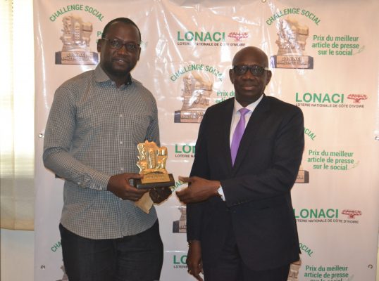 Article : Sangaré Yacouba, lauréat du Prix ‘‘Challenge social Lonaci’’ 2017